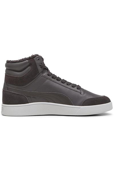Puma Pánské boty Puma Shuffle Mid Fur, šedé