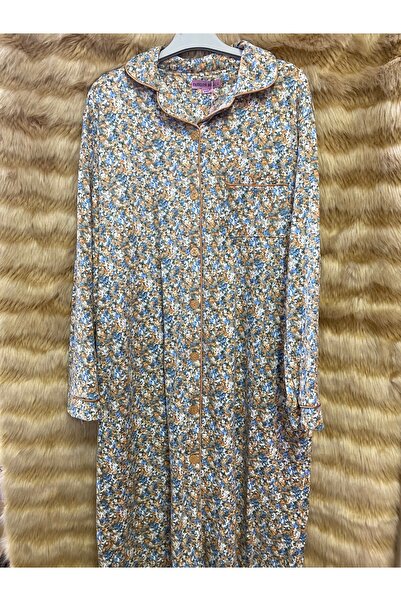 skycott Κομψό και άνετο γυναικείο νυχτικό - γιακάς πουκάμισου