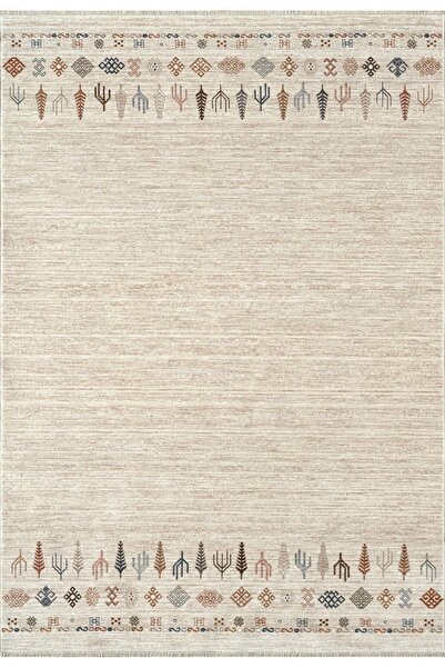 Royal Halı Royal Halı Armonika YT03A Krem Multi Antialerjik Yumuşak Dokulu Modern Etnik Halı