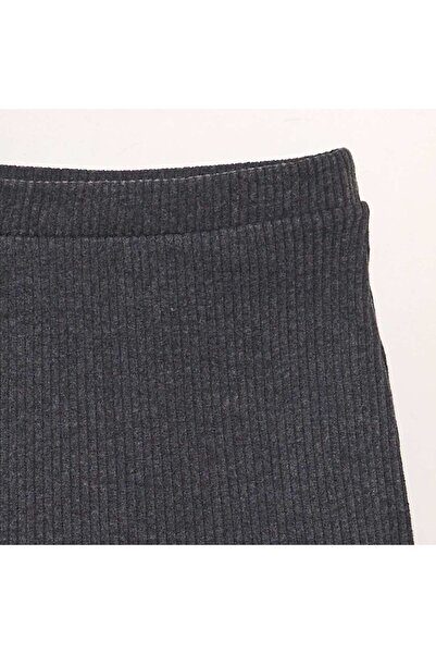 KIABI Short ribbed skirt GREY