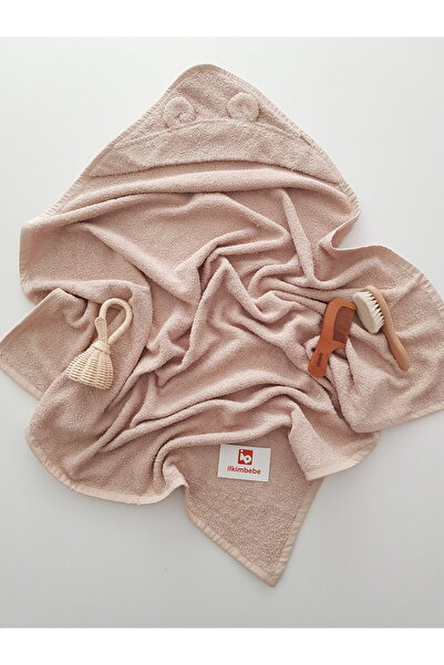 ilkimbebe منشفة أطفال مقاس 80x80 - قطن 100%