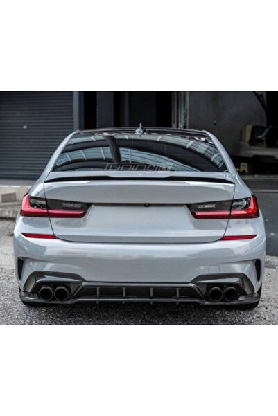 HYM TUNİNG BMW 3 SERİSİ G20 M3 SPOYLER 2020+ PARLAK SİYAH İTHAL PLASTİK