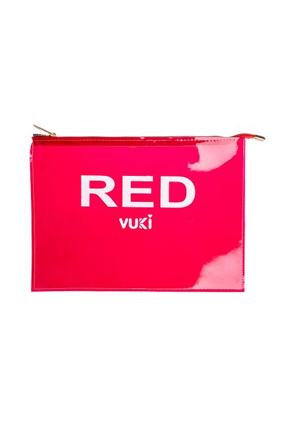 VUKİ Colorful Zippered Transparent File (A4)