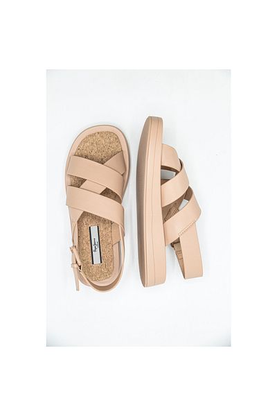Pepe Jeans Γυναικεία καλοκαιρινά πέδιλα Pepe Jeans Beige