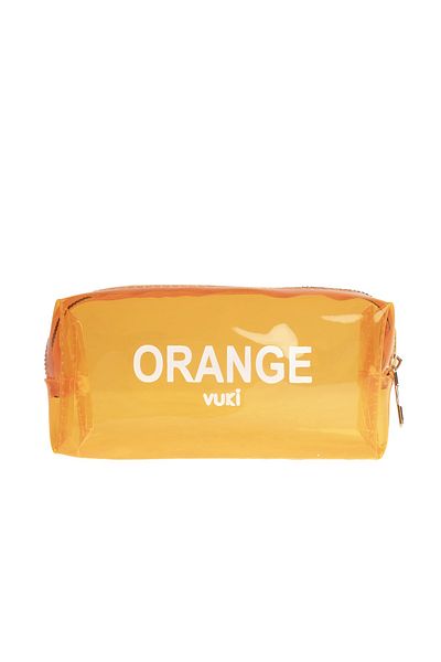 VUKİ Colorful Transparent Zipper Pencil Case