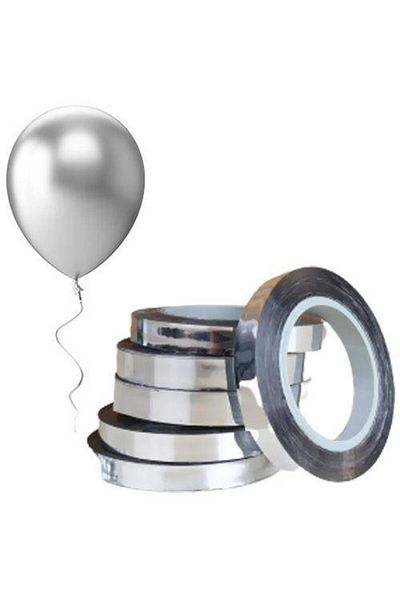 Zanzibar 25 Meter Balloon Lanyard Metallized Silver Raffia