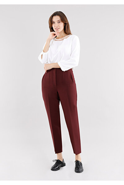 Guzella Women's Pants with Waist Detail