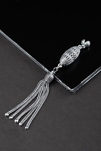 ENCİLİ SİLVER 925 проба срібла Модель «Візія» П'ятирядна чотки з китицею