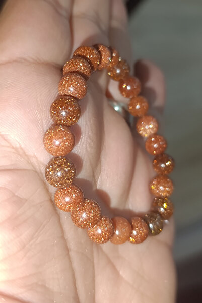 TAŞÇIZADE Kahve Yıldız Taşı 8 mm Natural Doğaltaş Bileklik