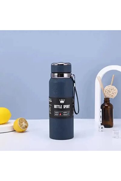 Kapris Modern Paslanmaz Çelik Termos Lacivert 1 Litre Kap-293