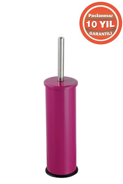 ÇELİK BANYO Perie pentru toaletă și vas de toaletă din oțel inoxidabil fucsia