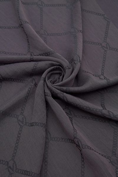 Valentino Orlandi Anthracite Alia Chain Shawl