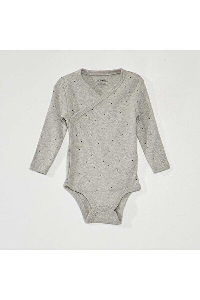 KIABI Pack of 3 ribbed knit bodies - Pack of 3 Grey