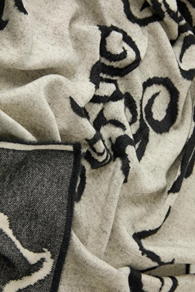 Uludağ Triko Γυναικείο σάλι ώμου με κοκάλινη υφή