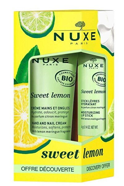 Nuxe Sweet Lemon El-Tırnak Bakım Kremi 30ml + Dudak Stick 4g