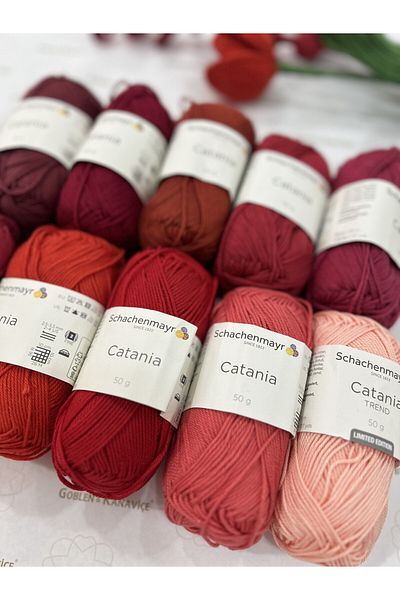 Schachenmayr Red Tones Catania Knit and Amigurumi Yarn