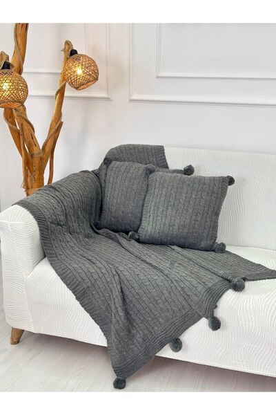 defnehome collection TV KOLTUK ŞAL Gri