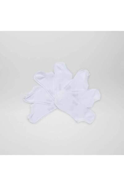 KIABI عبوة من 4 أزواج من الجوارب غير المرئية باللون الأبيض