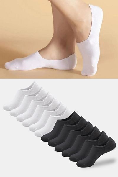 BLACK DEER 12 Ζεύγη Μπαλαρίνας Μπαμπού Κάλτσες Unisex, Ανδρικές, Γυναικείες Κάλτσες