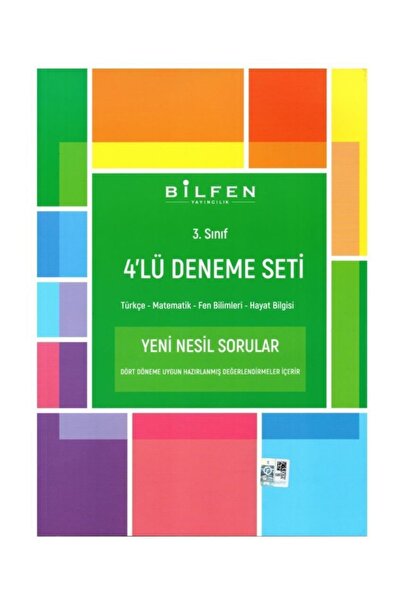 Bilfen Yayıncılık Bilfen 3. Sınıf 4'lü Deneme Seti