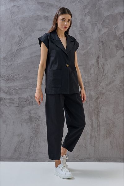SHUGAA Women's Premium Linen Jacket Suit