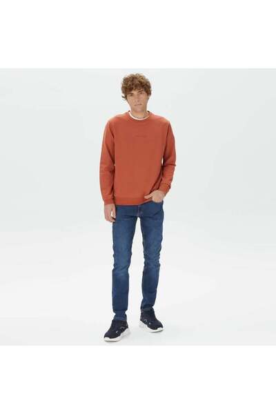 Nautica ERKEK MAVİ SLIM FIT DENIM PANTOLON