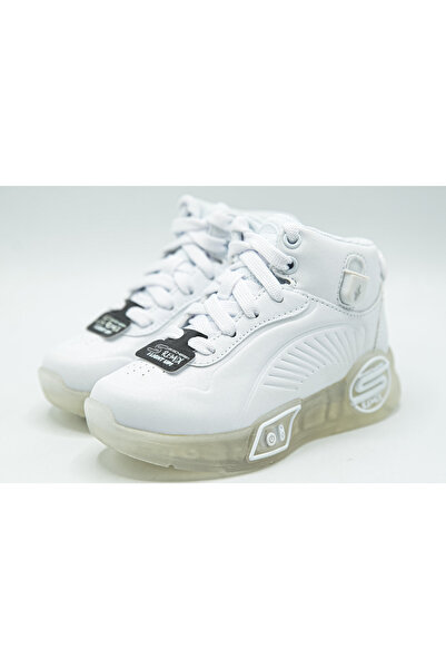 SKECHERS Boots S-Lights Remix, White, Kids