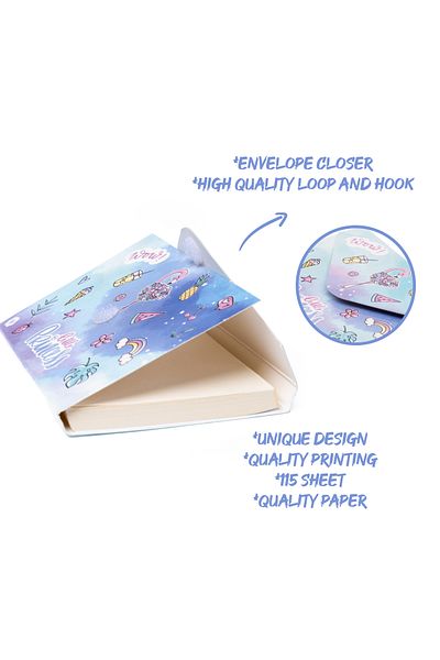 VUKİ Bloc de note model cu scrisoare Flamingo