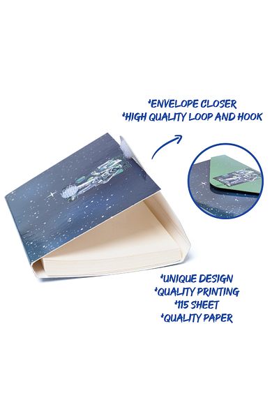 VUKİ Bloc de note model cu scrisori astronaut