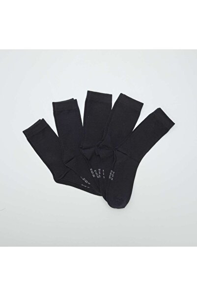 KIABI مجموعة من 5 أزواج من الجوارب باللون الأسود