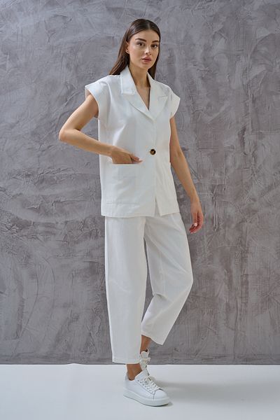 SHUGAA Women's Premium Linen Jacket Suit