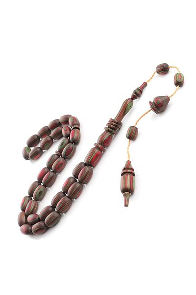 TESBİHCİBABA Imame Rosary with Camphor Tree Ring