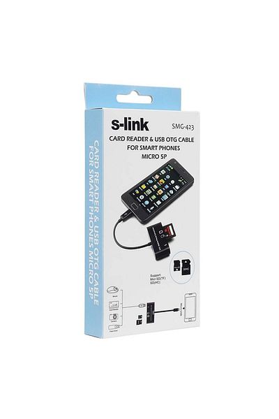 S-LINK SMG-423 Micro USB to Pocket Wire Card Reader + Hup Converter
