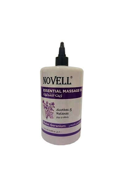 Novell زيت التدليك العضوي | إبرة الراعي البنفسجي - 500 مل