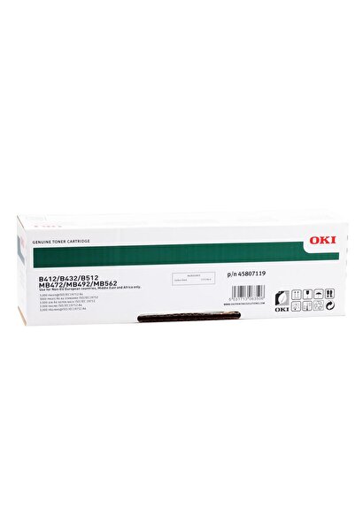 Universal حبر الطابعة OKI 45807102 الأسود - B412 B432 B512 MB472 MB492 MB562 ...