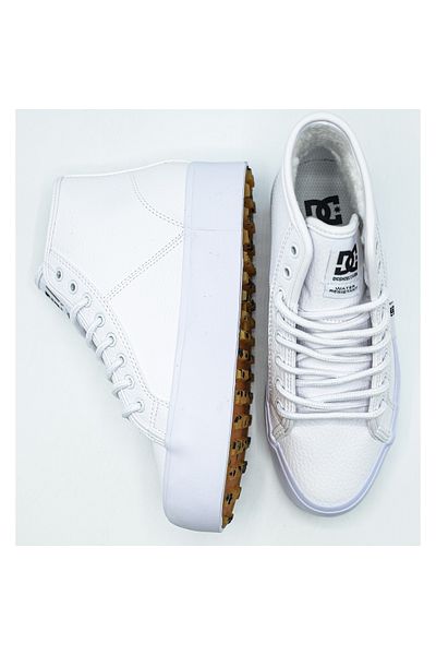 DC Shoes DC manuální Hi Wnt bílé dámské boty