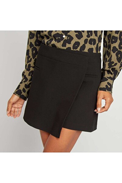 KIABI Short plain skort black