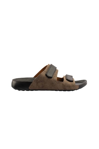 POLOMİA Ανδρικές καθημερινές παντόφλες Ronald Anatomical Orthopedic Adjustable Velcro