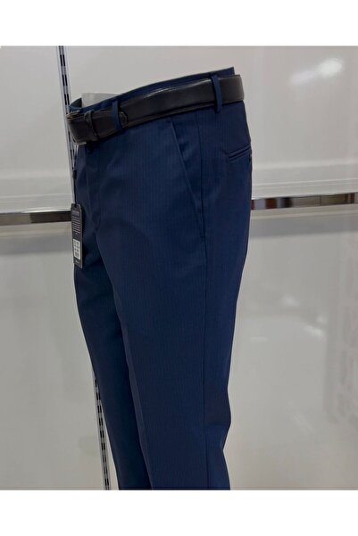 Torero ÇİZGİLİ KUMAŞ PANTOLON DİZASTARLI YÜKSEK KALİTE