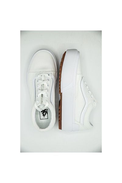 Vans Tenisky Vans Old Skool na platformě – bílé, unisex