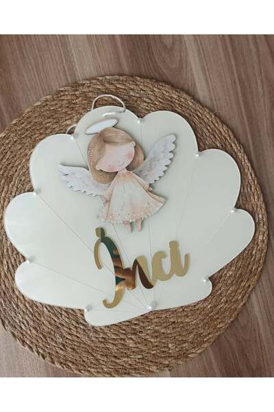 hediyesepetin 30 cm Pearl Shaped Pleated Door Ornament for Newborn and Baby Room