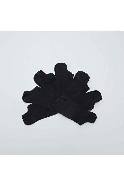 KIABI مجموعة من 4 أزواج من الجوارب غير المرئية باللون الأسود