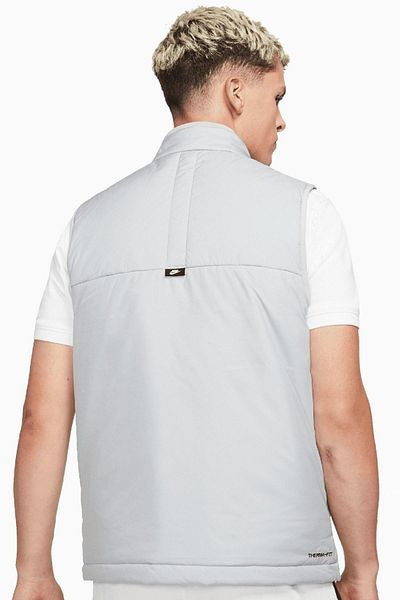 Nike Sportswear Therma Fit Legacy Men's Gilet Gray Terma Fit Men's Vest Gray