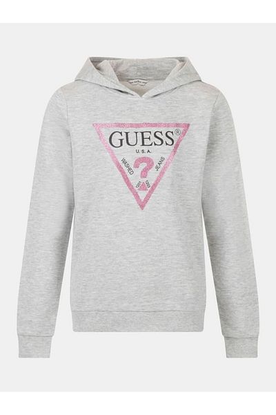 Guess HOODED LS FLEECE_COR