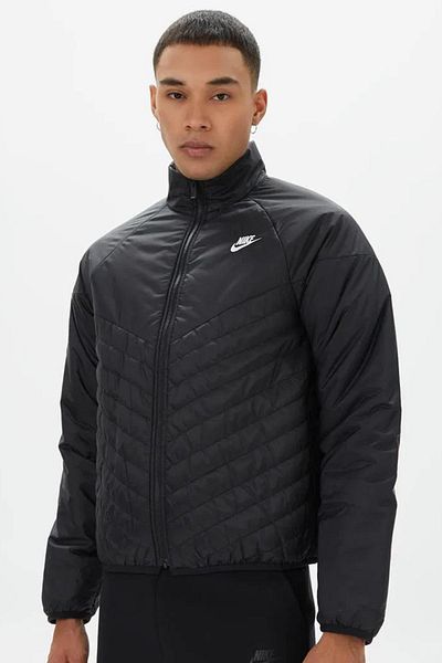 Nike Therma-Fit Windrunner Men's Black Puffer Coat - Midweight