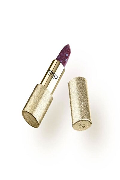 Kiko Holiday Wonderlights Starry Night Sparkling Lipstick 04 Enigmatic Burgundy