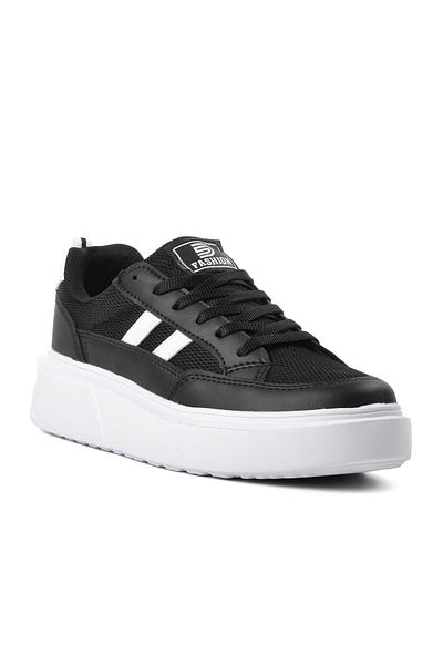 WALKWAY Black-white Women's Sports Shoes