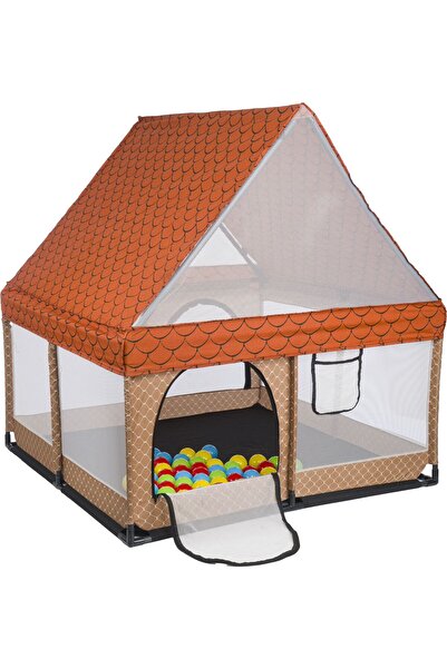 Mimma Baby Lia Icon Oyun Alanı, Oyun Evi Ve Çatılı 120*120 Ebatı Oyun Parkı