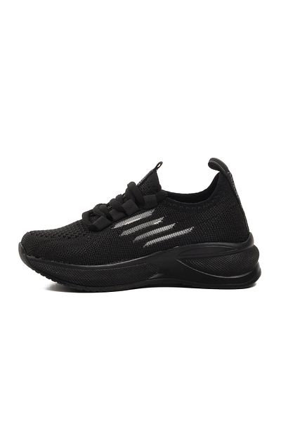 WALKWAY Black Kids Sports Shoes