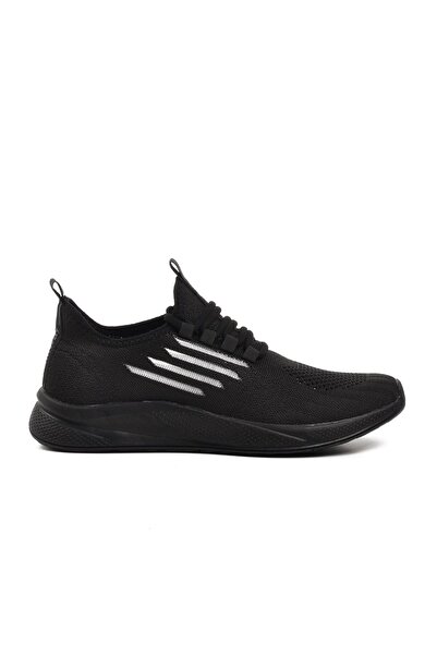 WALKWAY Black Unisex Sports Shoes